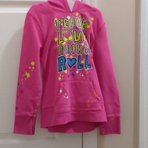 Pink slogan hoodie